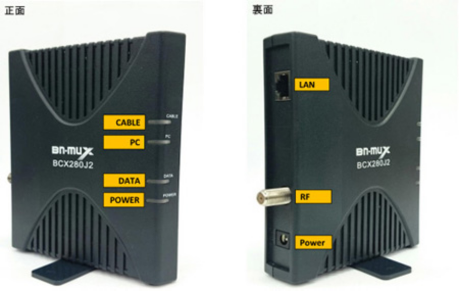 BN-MUX BCX280J2　ケーブルモデム