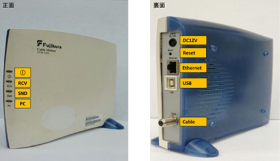 Fujikura FCM-120　ケーブルモデム