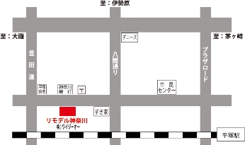 リモデル神奈川 地図