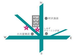 理容　吉田 地図